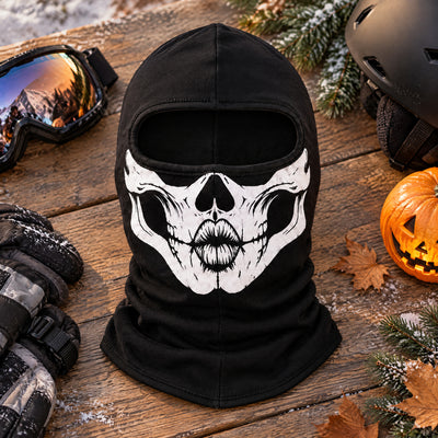 Skeleton Skull - Personalized Ski Mask, Gift For Ski Lovers, Halloween Ski Mask