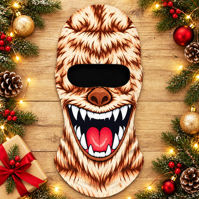 Abominable Snowman Yeti Face - Personalized Ski Mask, Funny Gift For Ski Lovers