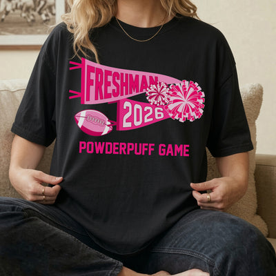 Built for Game Day - Personalized Comfort Colors T-shirt, Custom Powderpuff Shirt, School Spirit Tee, Class of 2026 Shirt