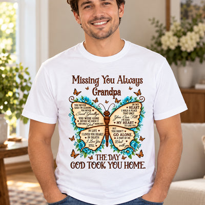 Missing You Always - Personalized T-Shirt, Memorial Gift, Loss Of Loved One Shirt