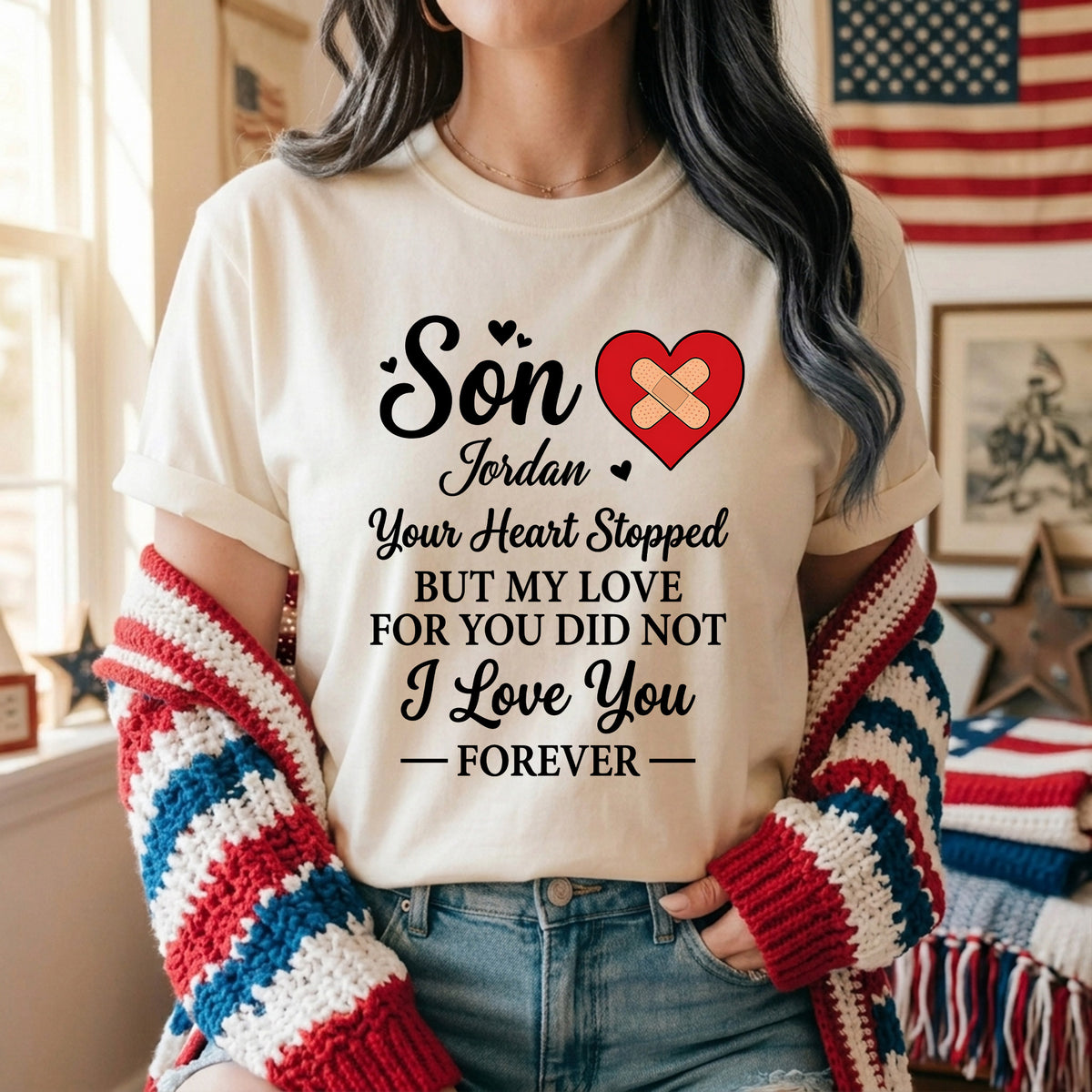 Son Memorial Shirt – Personalized In Loving Memory T-shirt