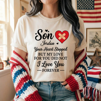 Son Memorial Shirt – Personalized In Loving Memory T-shirt