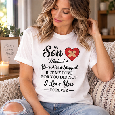 Son Memorial Shirt – Personalized In Loving Memory T-shirt