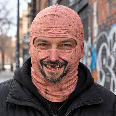 Funny Human Face - Personalized Ski Mask, Funny Gift For Bikers, Motorcycle Lovers Gift