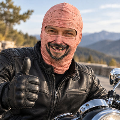Funny Human Face - Personalized Ski Mask, Funny Gift For Bikers, Motorcycle Lovers Gift
