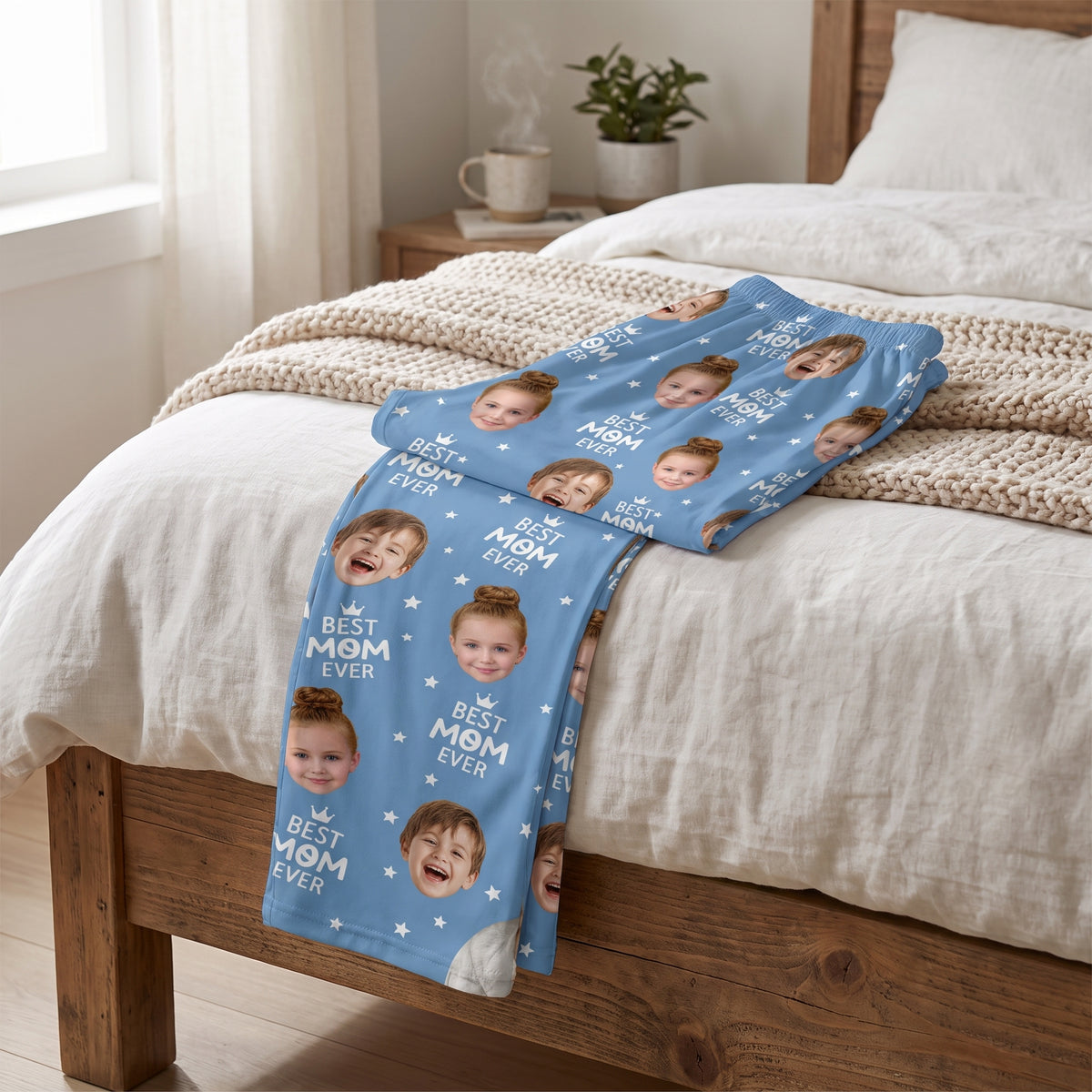 You Are Our Best Mom - Personalized Pajama Pants, Gift For Mom, Dad, Family With Custom Photo Face
