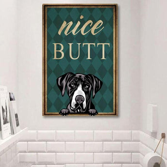 Nice Butt With Custom Dog - Personalized Poster