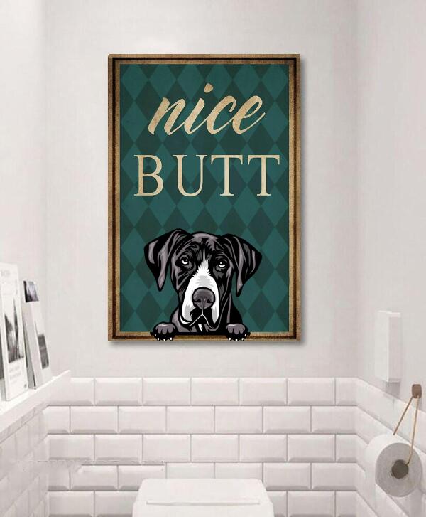 Nice Butt With Custom Dog - Personalized Poster