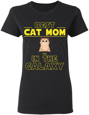 Best Cat Mom In The Galaxy - Ladies T-shirt