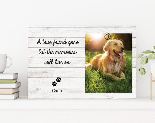 Amazing Grace Personalized Memorial Wood Frame