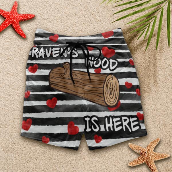 This Beaver Need To Wood - Personalized Beach Short