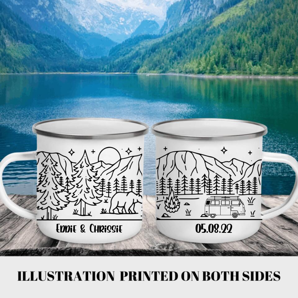 Personalized Camping Mug, Gift Idea For Camper