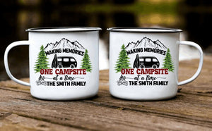 Making Memories One Campsite At A Time - Personalized  Camping Mug