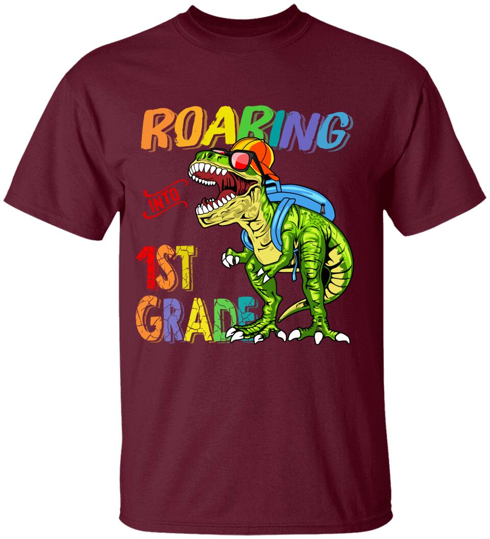Roading Into School, Back To School - Personalized T-Shirt