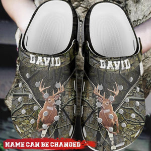 Deer Hunting - Personalized SCrocs, Hunting Clog, Gift For Hunter