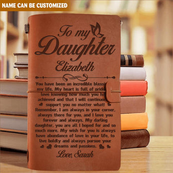 You Have Been An Incredible Blessing In My Life, Mom To Daughter - Personalized Notebook, Vintage Journal