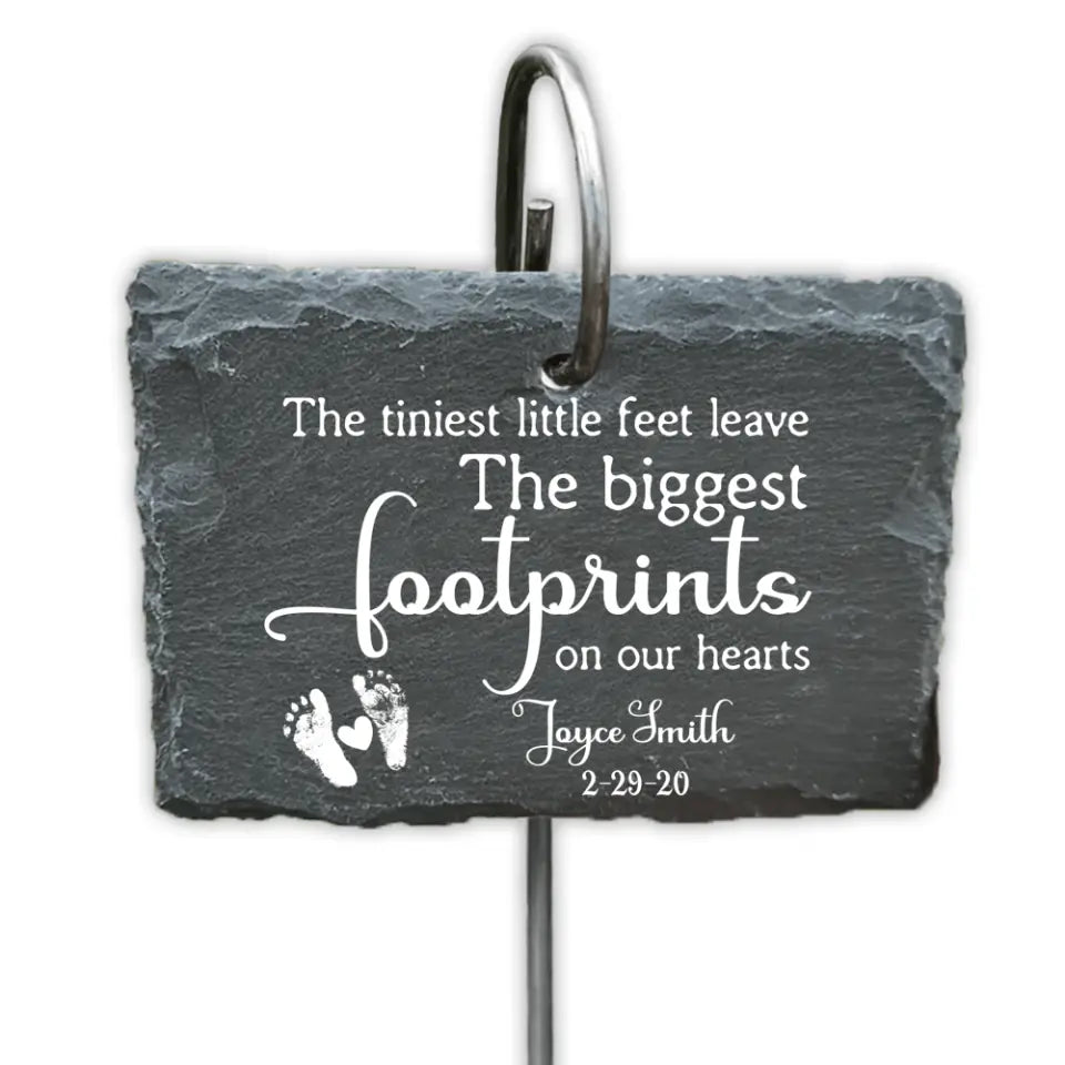 Baby Loss Sympathy Miscarriage Memorial Stone - Personalized Garden Slate