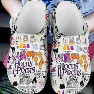 Hocus Pocus Shoes, Halloween Clog, Gift For Halloween