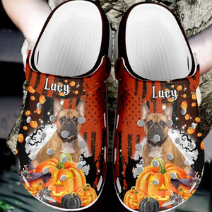 Halloween Dog ,Personalized Scrocs, Halloween Gift For Dog Lover