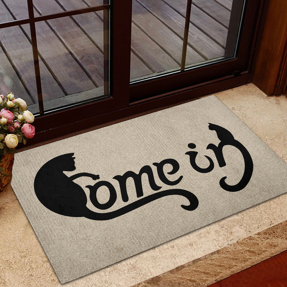 Come In - Go Away doormat