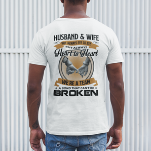 Husband And Wife Always Heart To Heart Shirt, Anniversary Gift - Personalized T-shirt