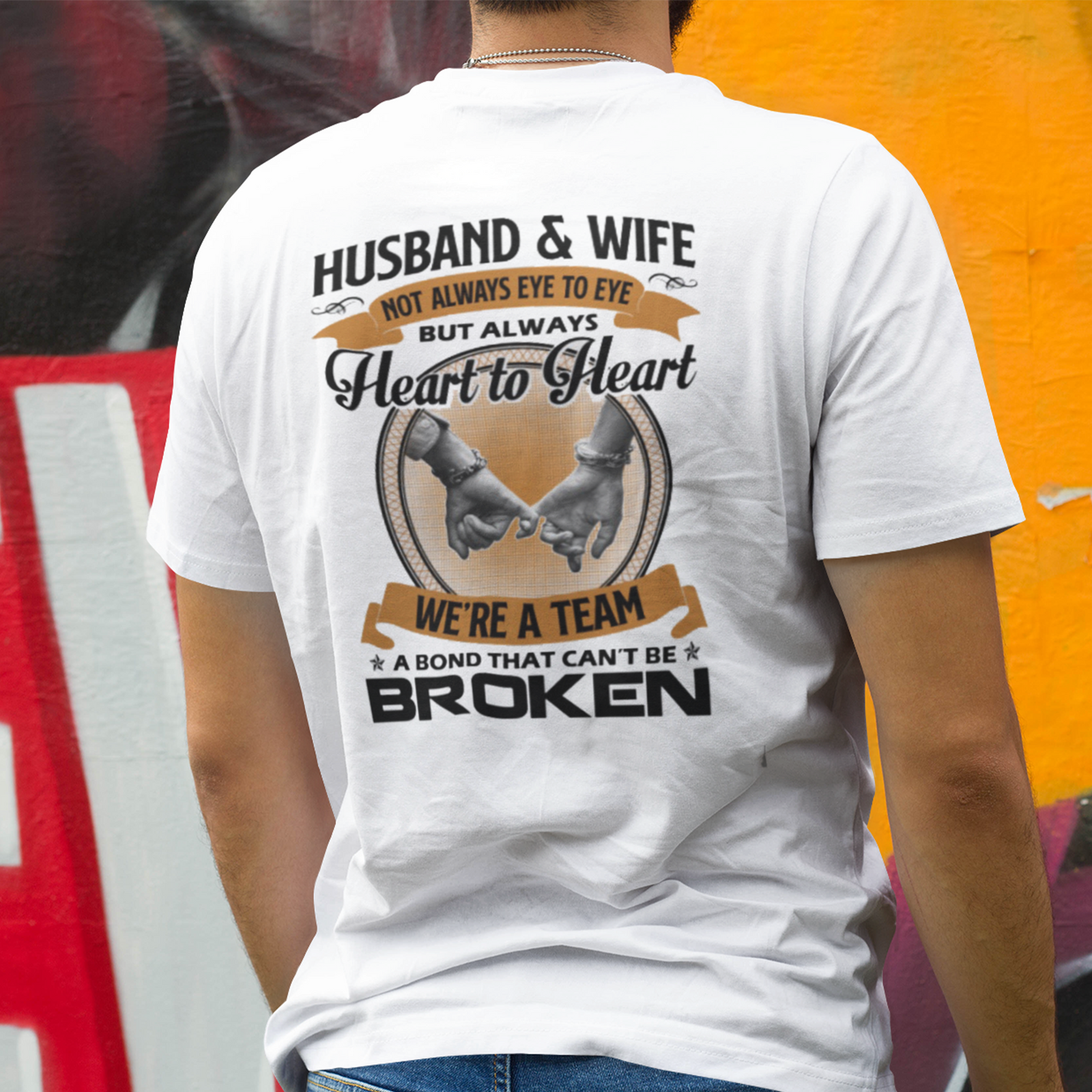 Husband And Wife Always Heart To Heart Shirt, Anniversary Gift - Personalized T-shirt