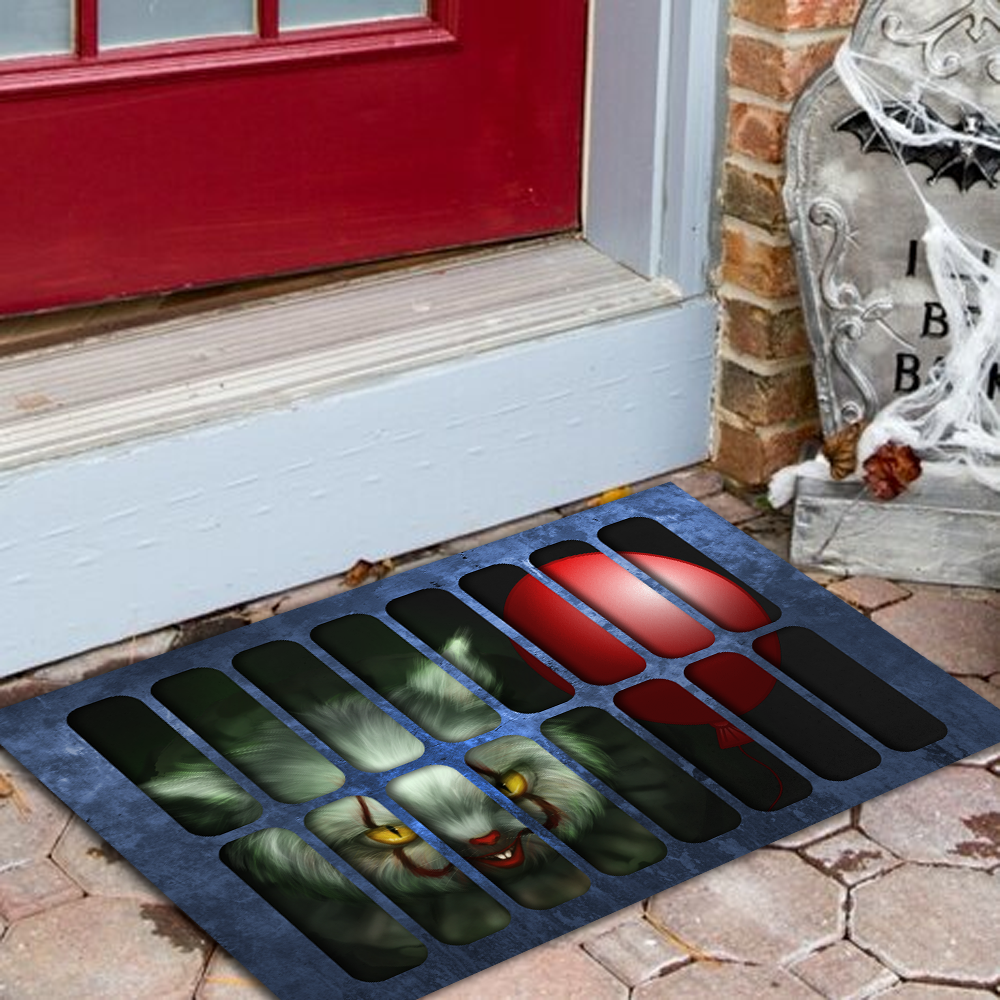 Funny Cat IT Halloween Style 1 - Doormat