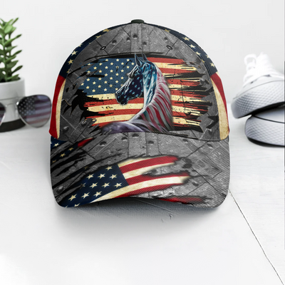 Horses America - Personalized Classic Cap