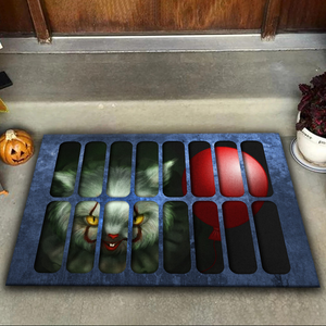 Funny Cat IT Halloween Style 1 - Doormat